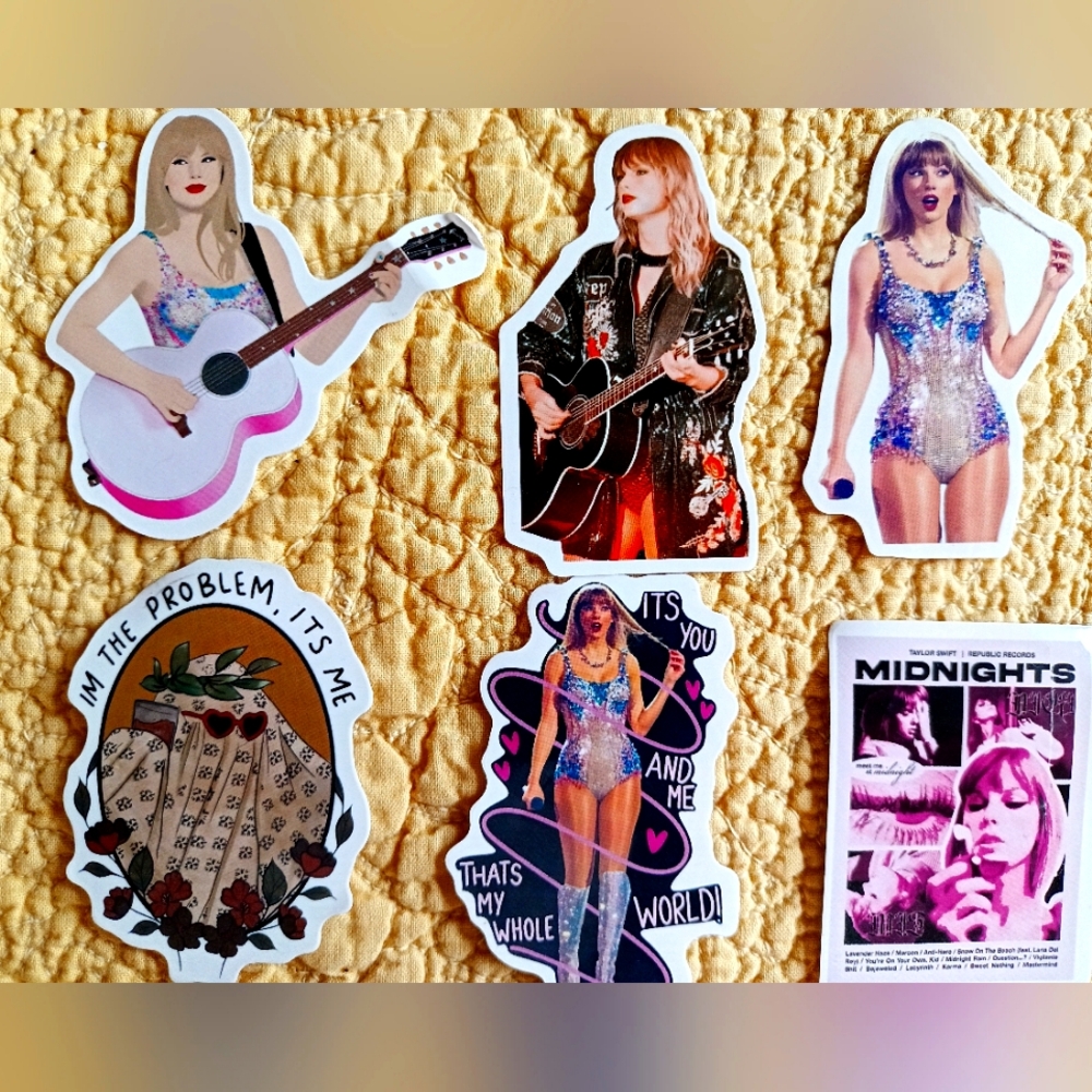 Colorful Taylor Swift Stickers Set (13)